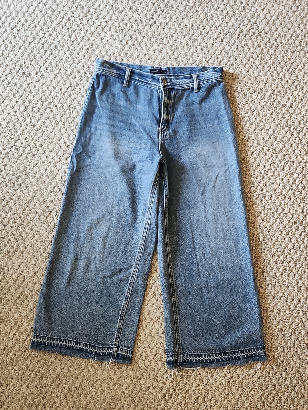 Classic Wide-Leg Women's Jeans in Light Blue